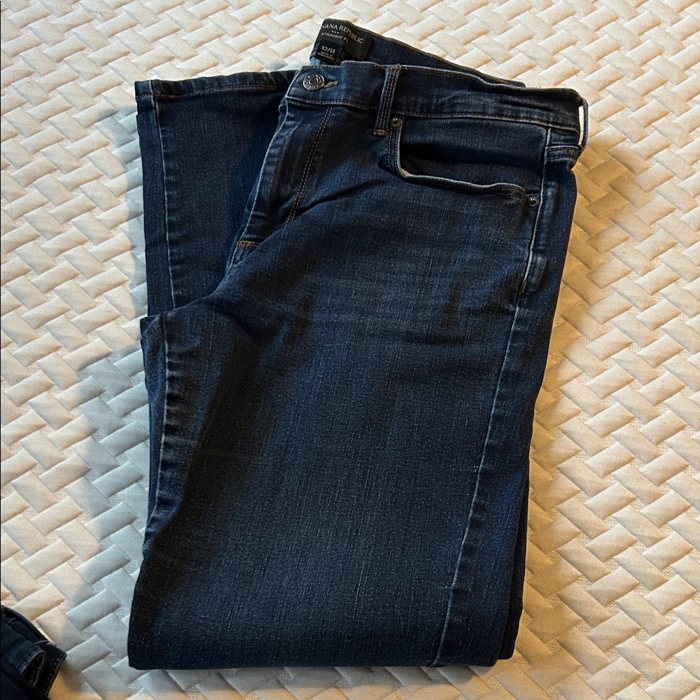 Banana Republic Womens size 14 jeans straight fit Jean